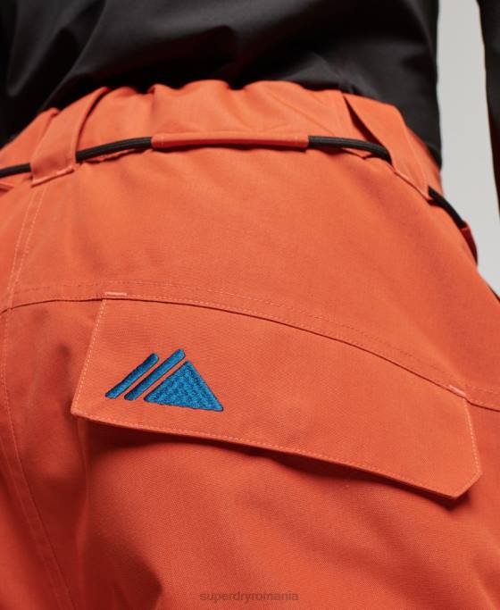 Superdry pantaloni de schi ultimate rescue îmbrăcăminte portocale bărbați JX0Z1378