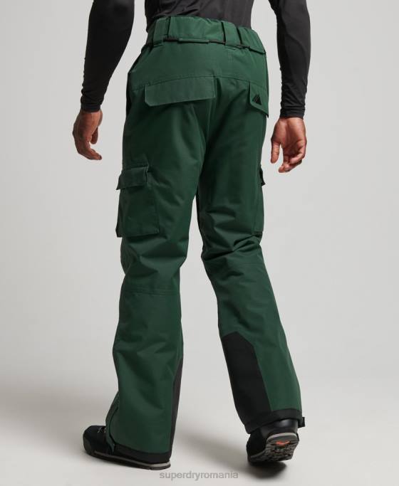 Superdry pantaloni de schi ultimate rescue îmbrăcăminte verde bărbați JX0Z1380