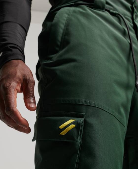 Superdry pantaloni de schi ultimate rescue îmbrăcăminte verde bărbați JX0Z1380