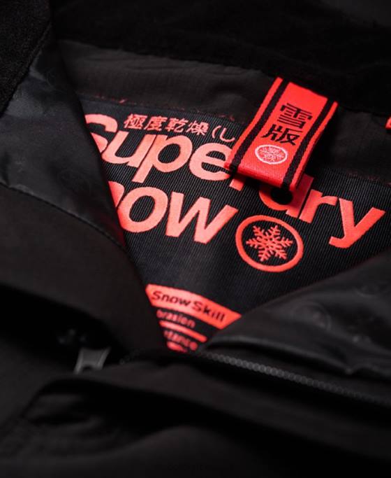 Superdry pantaloni de ski îmbrăcăminte negru femei JX0Z2610