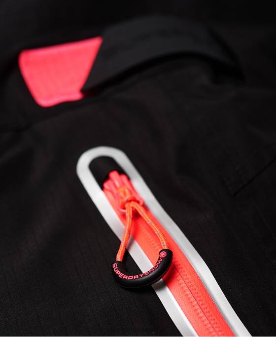 Superdry pantaloni de ski îmbrăcăminte negru femei JX0Z2610