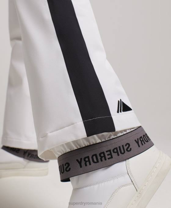 Superdry pantaloni de zăpadă de bază îmbrăcăminte alb femei JX0Z2592