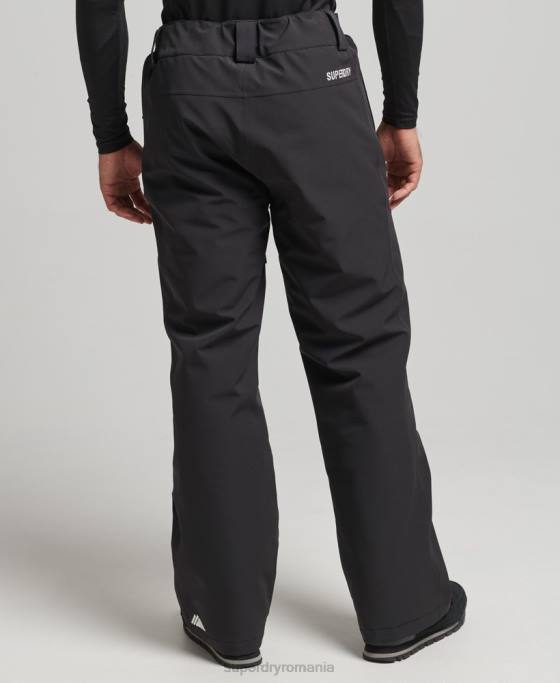 Superdry pantaloni de zăpadă de bază îmbrăcăminte negru bărbați JX0Z1385