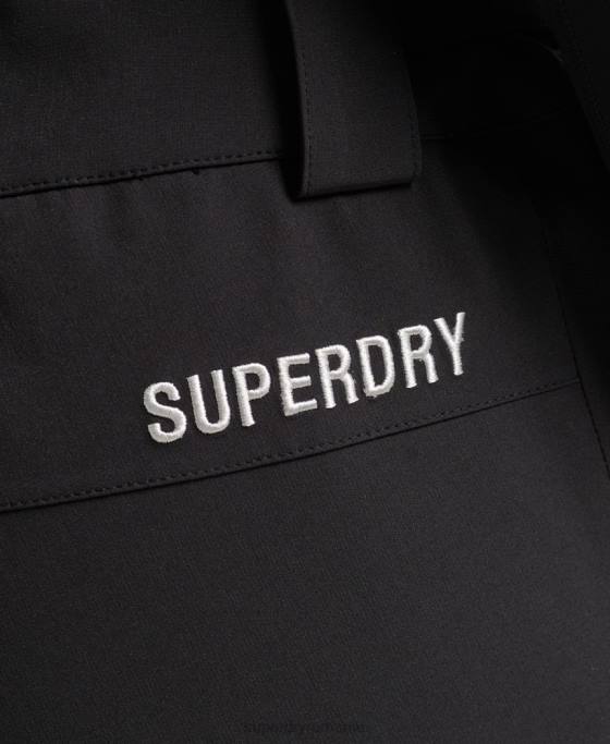 Superdry pantaloni de zăpadă de bază îmbrăcăminte negru bărbați JX0Z1385
