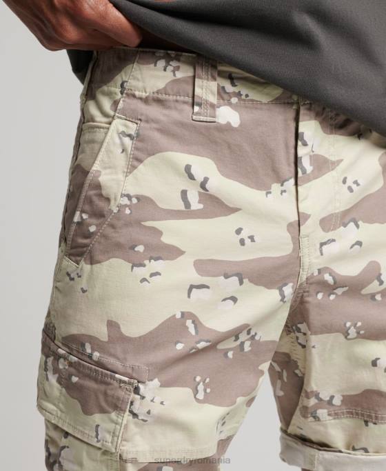 Superdry pantaloni scurti cargo îmbrăcăminte kaki bărbați JX0Z353
