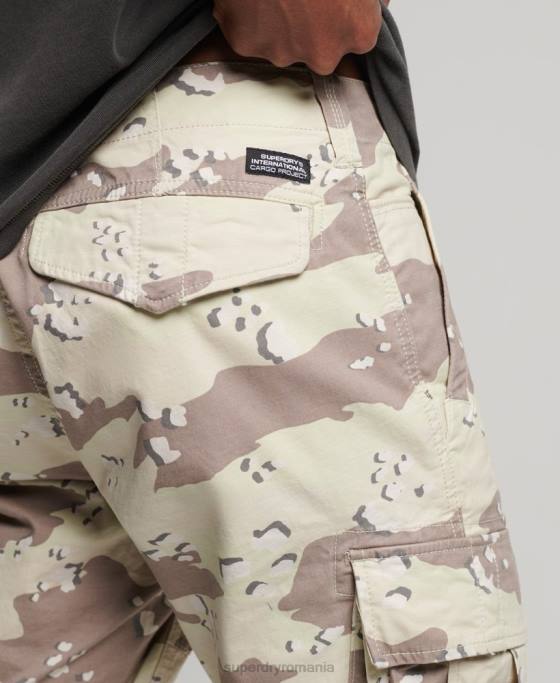 Superdry pantaloni scurti cargo îmbrăcăminte kaki bărbați JX0Z353
