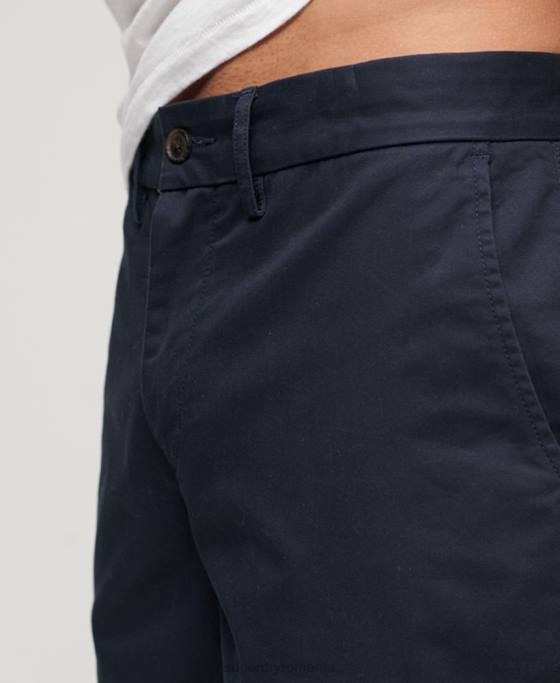 Superdry pantaloni scurți chino stretch slim îmbrăcăminte marina bărbați JX0Z103