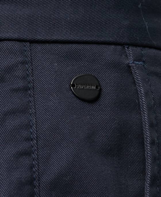 Superdry pantaloni scurți chino stretch slim îmbrăcăminte marina bărbați JX0Z103