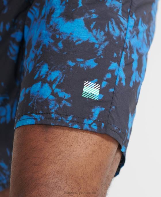 Superdry pantaloni scurți de alergare îmbrăcăminte albastru bărbați JX0Z5379