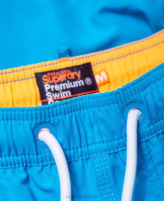 Superdry pantaloni scurți de baie de polo pe apă îmbrăcăminte albastru bărbați JX0Z444