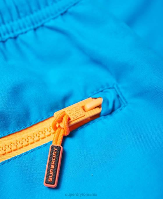 Superdry pantaloni scurți de baie de polo pe apă îmbrăcăminte albastru bărbați JX0Z444