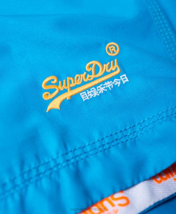 Superdry pantaloni scurți de baie de polo pe apă îmbrăcăminte albastru bărbați JX0Z444