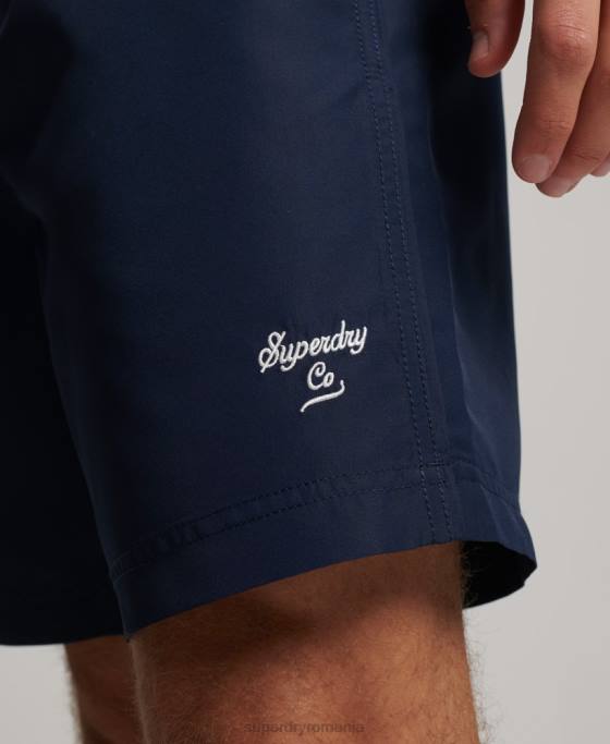 Superdry pantaloni scurți de baie polo reciclați îmbrăcăminte marina bărbați JX0Z389