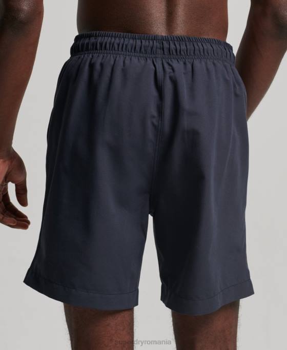 Superdry pantaloni scurți de baie reciclați core sport de 17 inchi îmbrăcăminte marina bărbați JX0Z392
