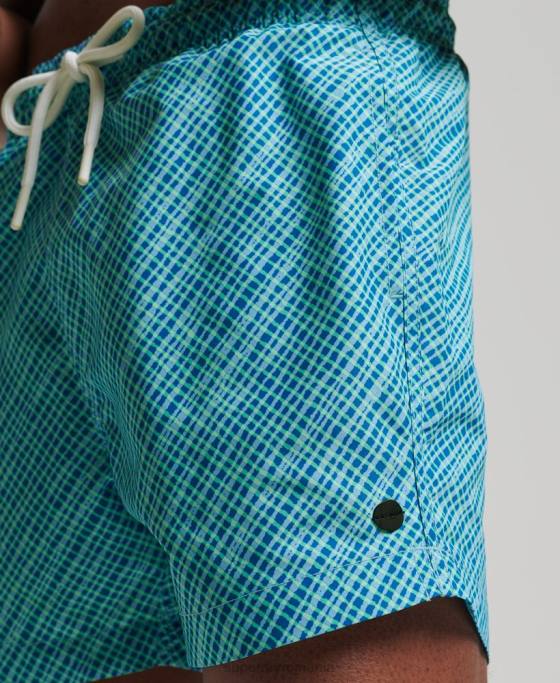 Superdry pantaloni scurți de baie reciclați studios îmbrăcăminte albastru deschis bărbați JX0Z443
