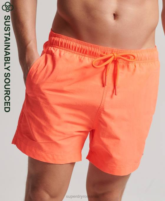 Superdry pantaloni scurți de baie reciclați studios îmbrăcăminte coral bărbați JX0Z436