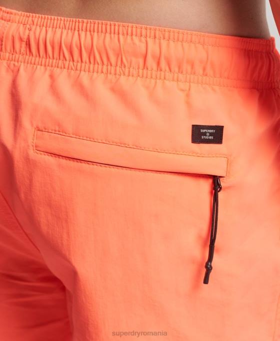 Superdry pantaloni scurți de baie reciclați studios îmbrăcăminte coral bărbați JX0Z436