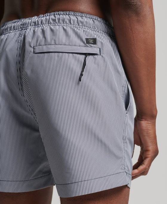 Superdry pantaloni scurți de baie reciclați studios îmbrăcăminte marina bărbați JX0Z445