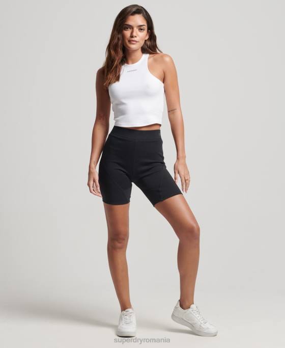 Superdry pantaloni scurți de ciclism tech îmbrăcăminte negru femei JX0Z3132
