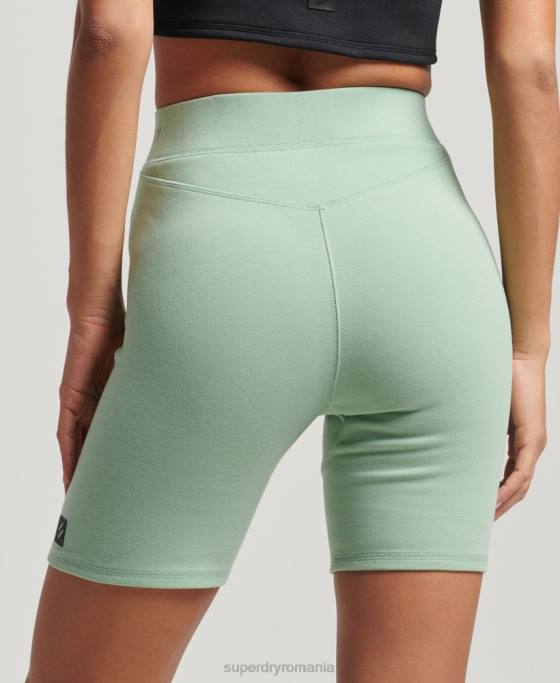 Superdry pantaloni scurți de ciclism tech îmbrăcăminte verde femei JX0Z3136