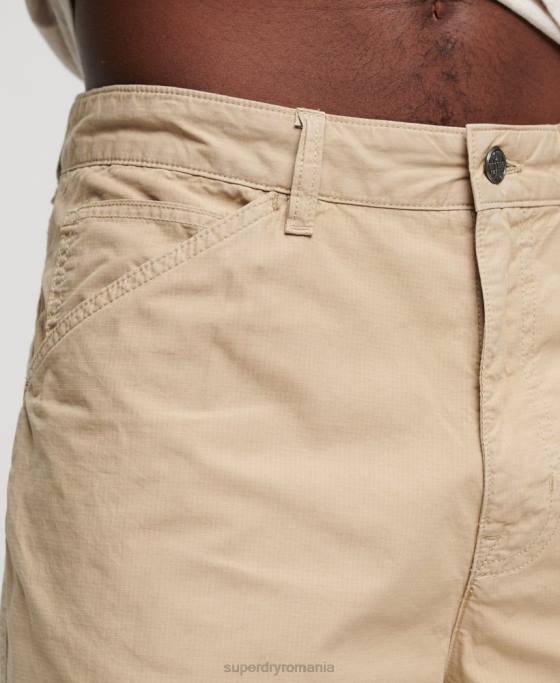 Superdry pantaloni scurți de dulgher îmbrăcăminte bronzat bărbați JX0Z120