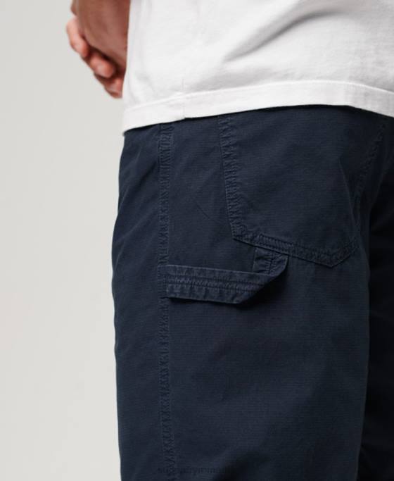 Superdry pantaloni scurți de dulgher îmbrăcăminte marina bărbați JX0Z45