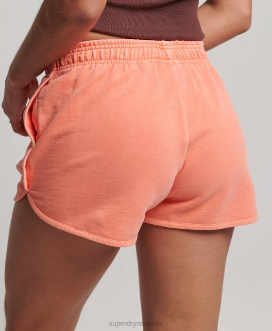 Superdry pantaloni scurți de transpirație sport de bază îmbrăcăminte coral femei JX0Z2268