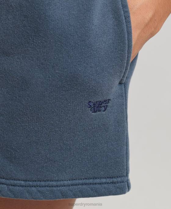 Superdry pantaloni scurți de transpirație vintage îmbrăcăminte marina femei JX0Z3122