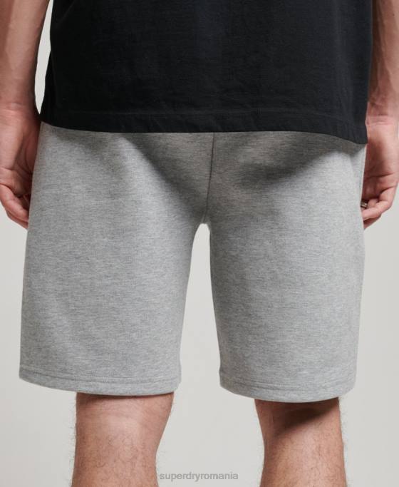 Superdry pantaloni scurți gymtech îmbrăcăminte gri bărbați JX0Z283