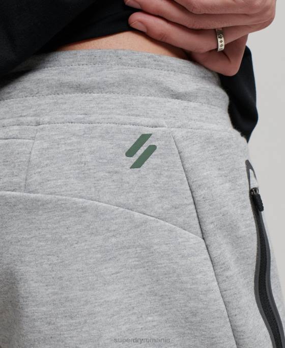 Superdry pantaloni scurți gymtech îmbrăcăminte gri bărbați JX0Z283