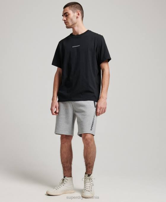 Superdry pantaloni scurți gymtech îmbrăcăminte gri bărbați JX0Z283