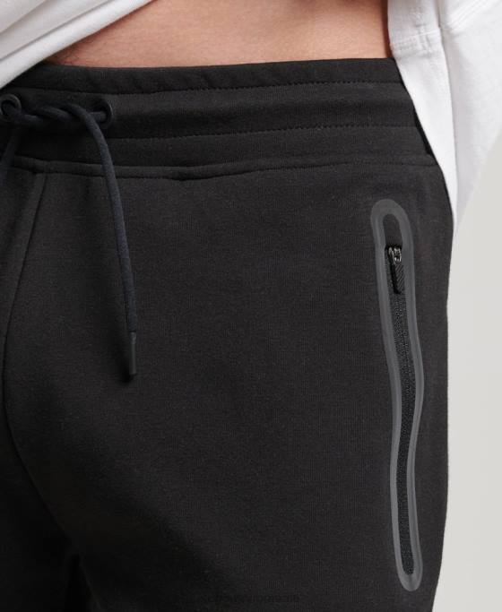 Superdry pantaloni scurți gymtech îmbrăcăminte negru bărbați JX0Z315