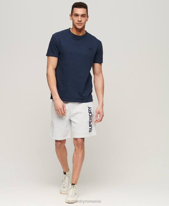 Superdry pantaloni scurți largi de îmbrăcăminte sport îmbrăcăminte gri bărbați JX0Z321