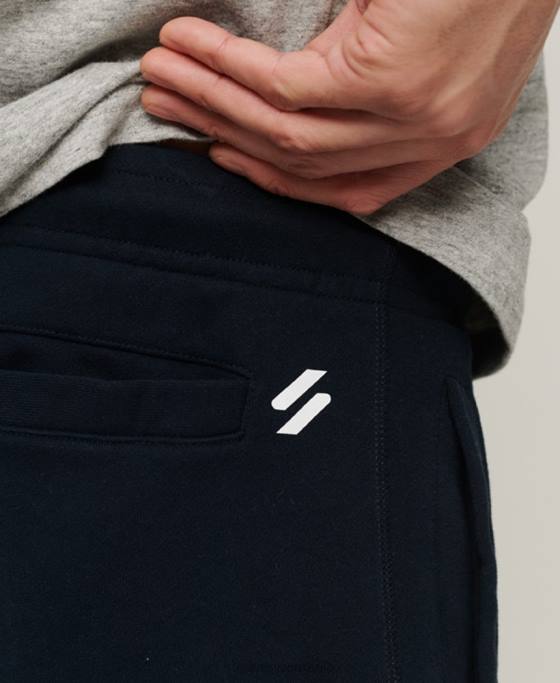 Superdry pantaloni scurți largi de îmbrăcăminte sport îmbrăcăminte marina bărbați JX0Z296