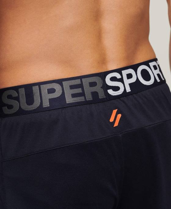 Superdry pantaloni scurți relaxați de bază îmbrăcăminte marina bărbați JX0Z1406