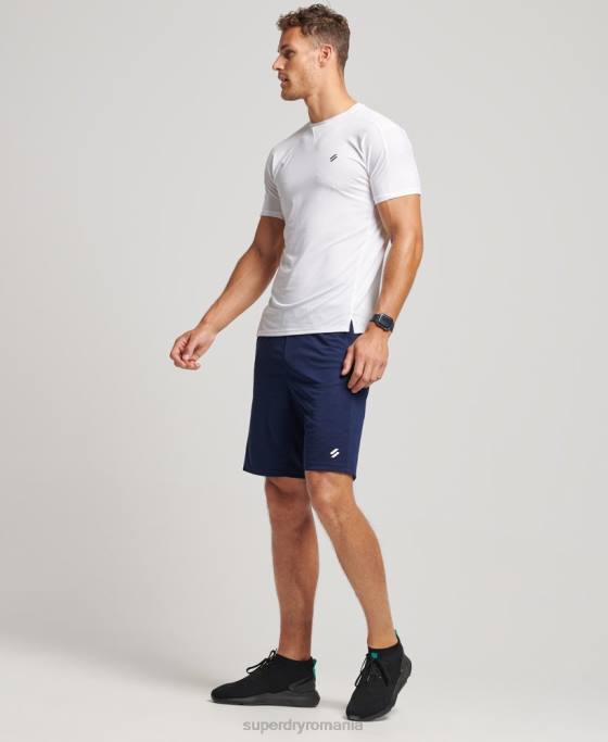 Superdry pantaloni scurți relaxați de bază îmbrăcăminte marina bărbați JX0Z317