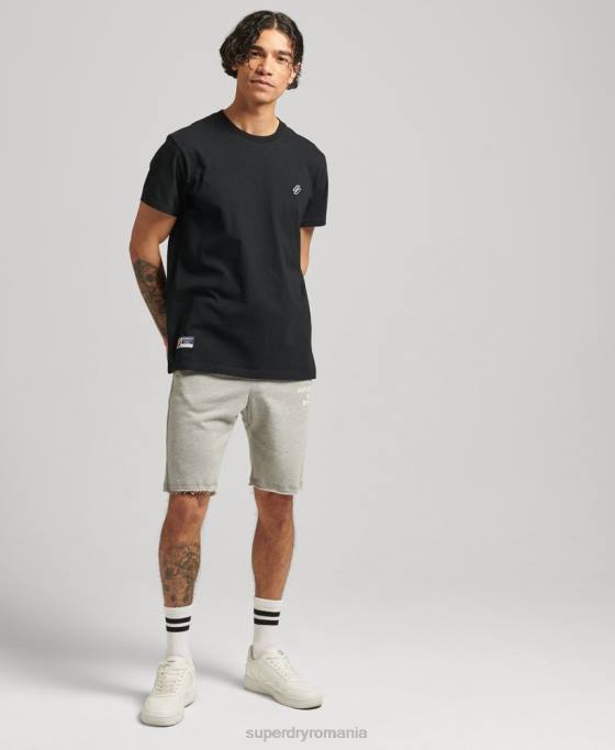 Superdry pantaloni scurți sport code core îmbrăcăminte gri bărbați JX0Z378
