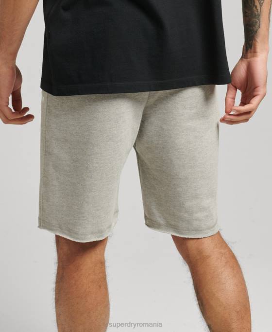 Superdry pantaloni scurți sport code core îmbrăcăminte gri bărbați JX0Z378