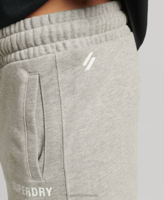 Superdry pantaloni scurți sport code core îmbrăcăminte gri bărbați JX0Z378