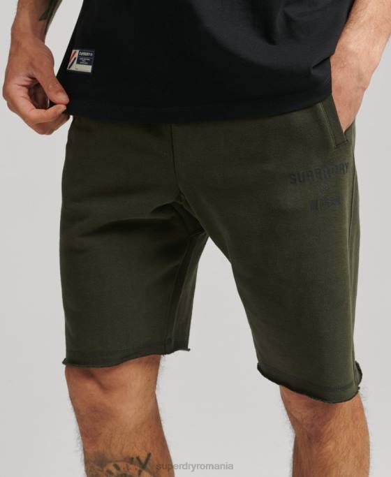 Superdry pantaloni scurți sport code core îmbrăcăminte kaki bărbați JX0Z359