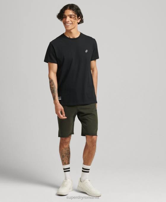 Superdry pantaloni scurți sport code core îmbrăcăminte kaki bărbați JX0Z359