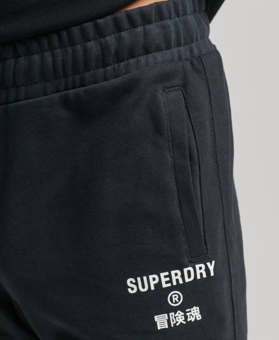 Superdry pantaloni scurți sport code core îmbrăcăminte marina bărbați JX0Z360