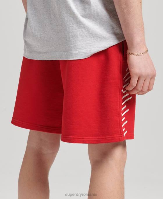 Superdry pantaloni scurți sport code core îmbrăcăminte roșu bărbați JX0Z338