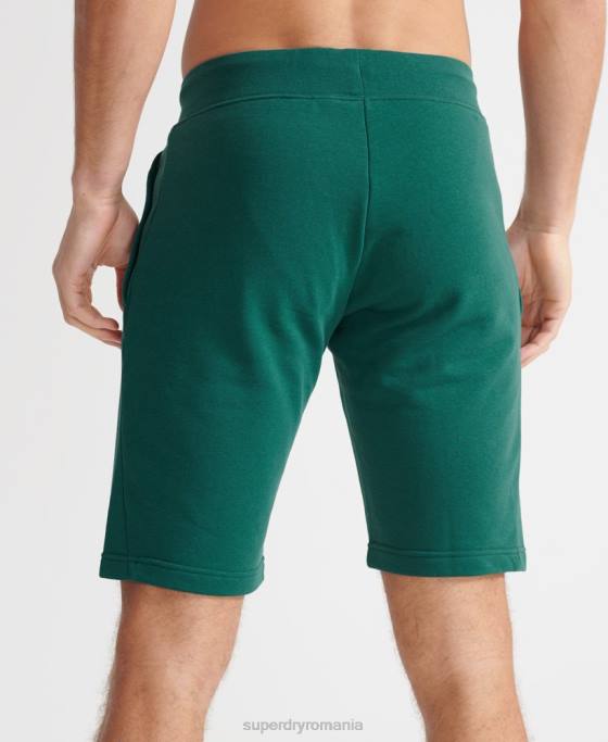 Superdry pantaloni scurți sport de antrenament îmbrăcăminte verde bărbați JX0Z371