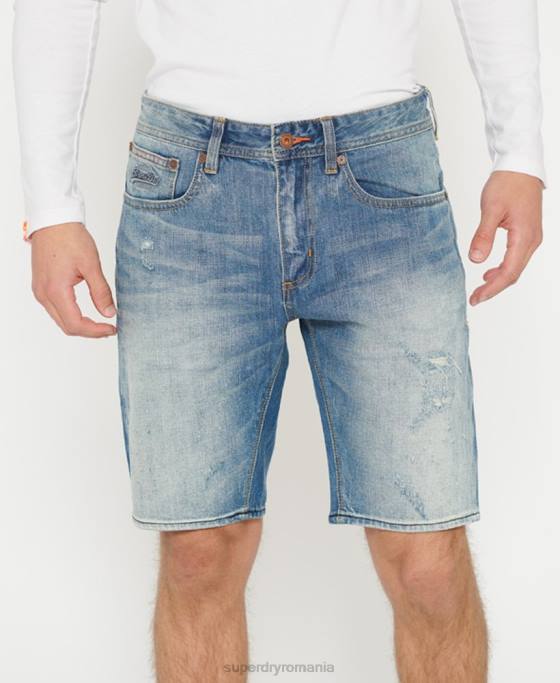 Superdry pantaloni scurți subțiri de ofițer îmbrăcăminte blugi bărbați JX0Z384