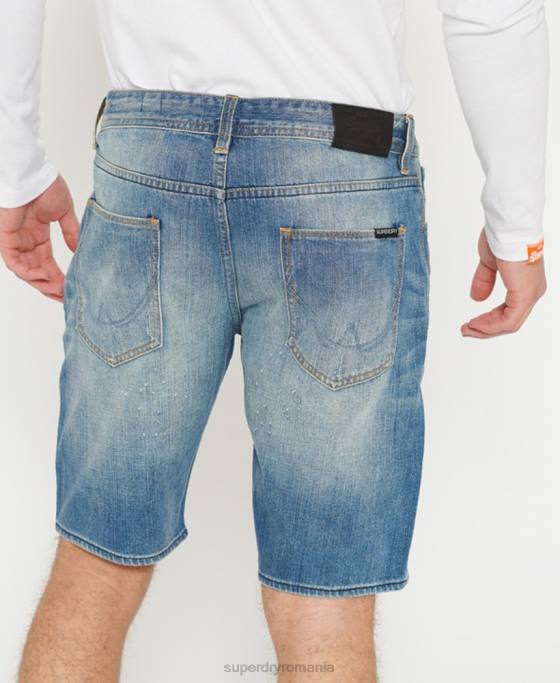 Superdry pantaloni scurți subțiri de ofițer îmbrăcăminte blugi bărbați JX0Z384