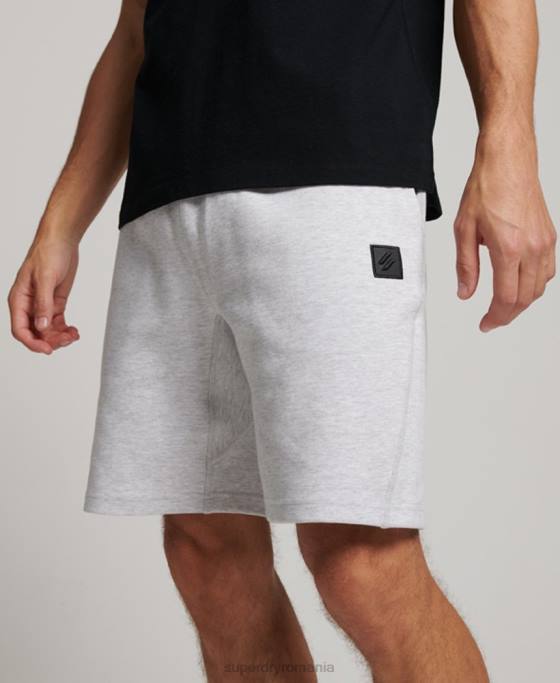 Superdry pantaloni scurți tech îmbrăcăminte gri bărbați JX0Z290