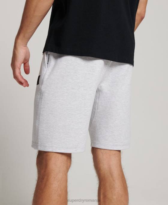 Superdry pantaloni scurți tech îmbrăcăminte gri bărbați JX0Z290