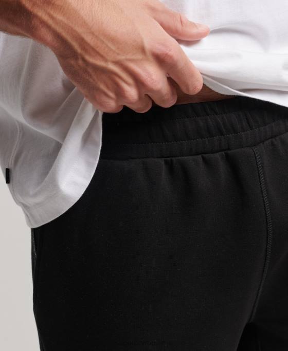 Superdry pantaloni scurți tech îmbrăcăminte negru bărbați JX0Z287