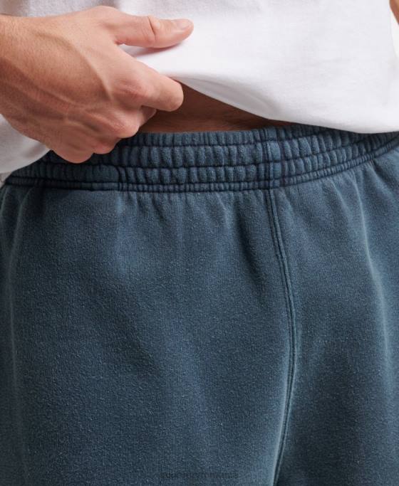 Superdry pantaloni scurți vintage mark îmbrăcăminte marina bărbați JX0Z286